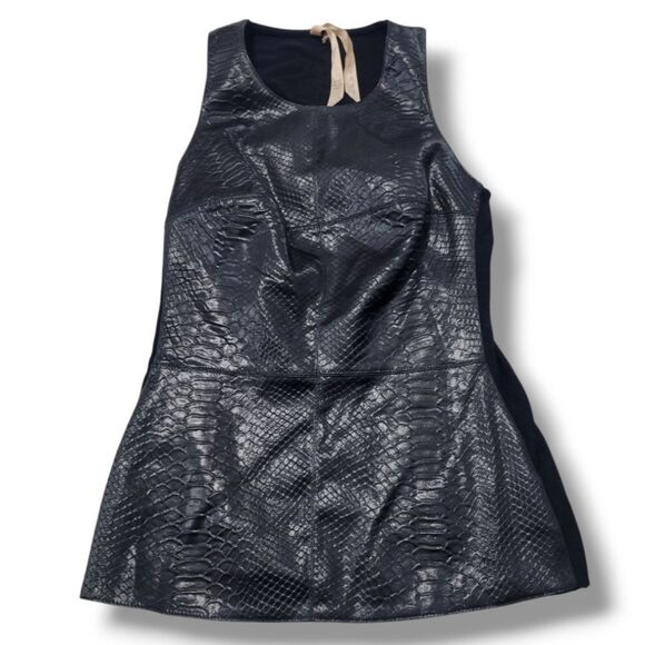 Bailey 44 Tops - Bailey 44 Top Size XS Women's Sleeveless Tank Top Faux Leather Snake Skin Print
